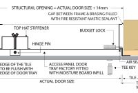 Tiled Wall Access Panel Concealed Door Any Size pertaining to sizing 1432 X 574