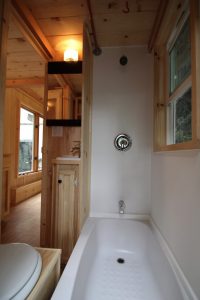 Tiny Home With Hidden Luxury Bathtub Unique Tiny Homes Creative Ideas inside size 1066 X 1600