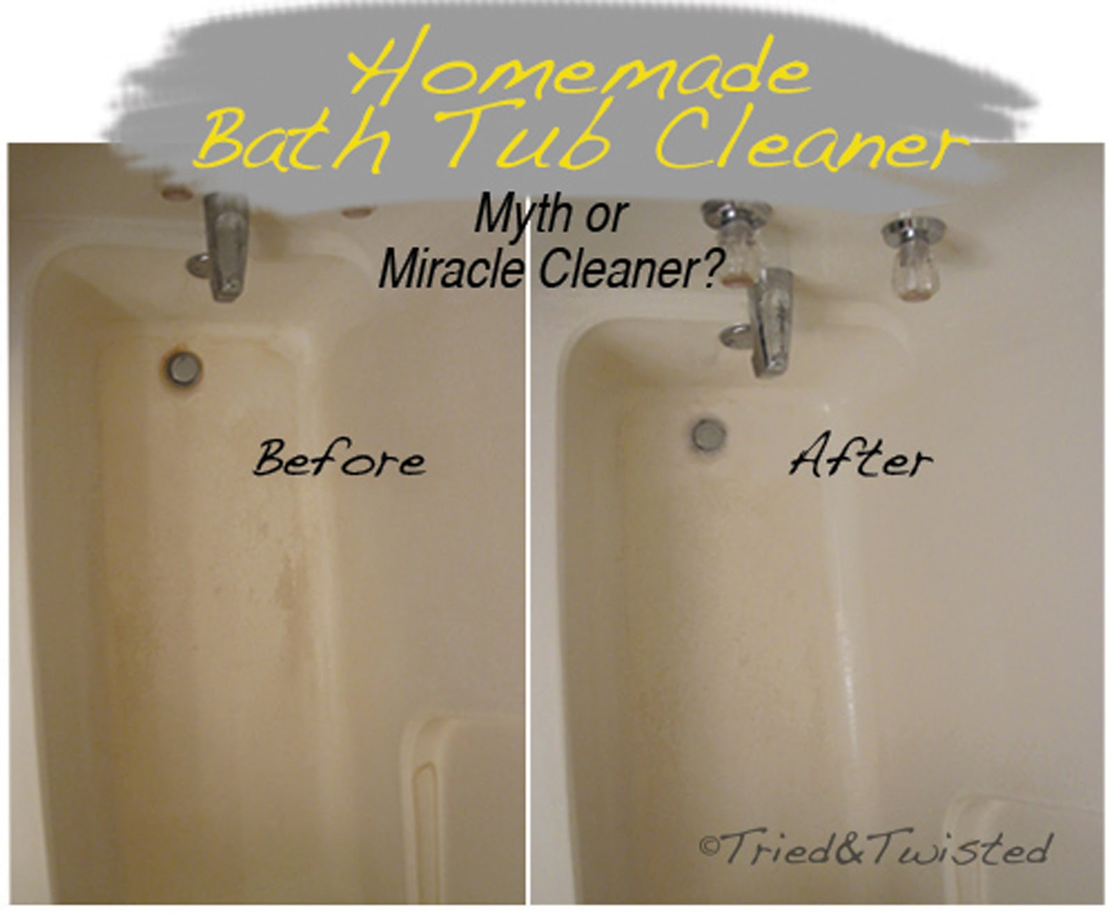 Tried And Twisted Myth Or Miracle Cleaner Series Clean Your Bath regarding size 1600 X 1312