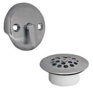 Trip Lever Tub Drain Trim Kit With Overflow In Chrome Danco pertaining to size 1000 X 1000