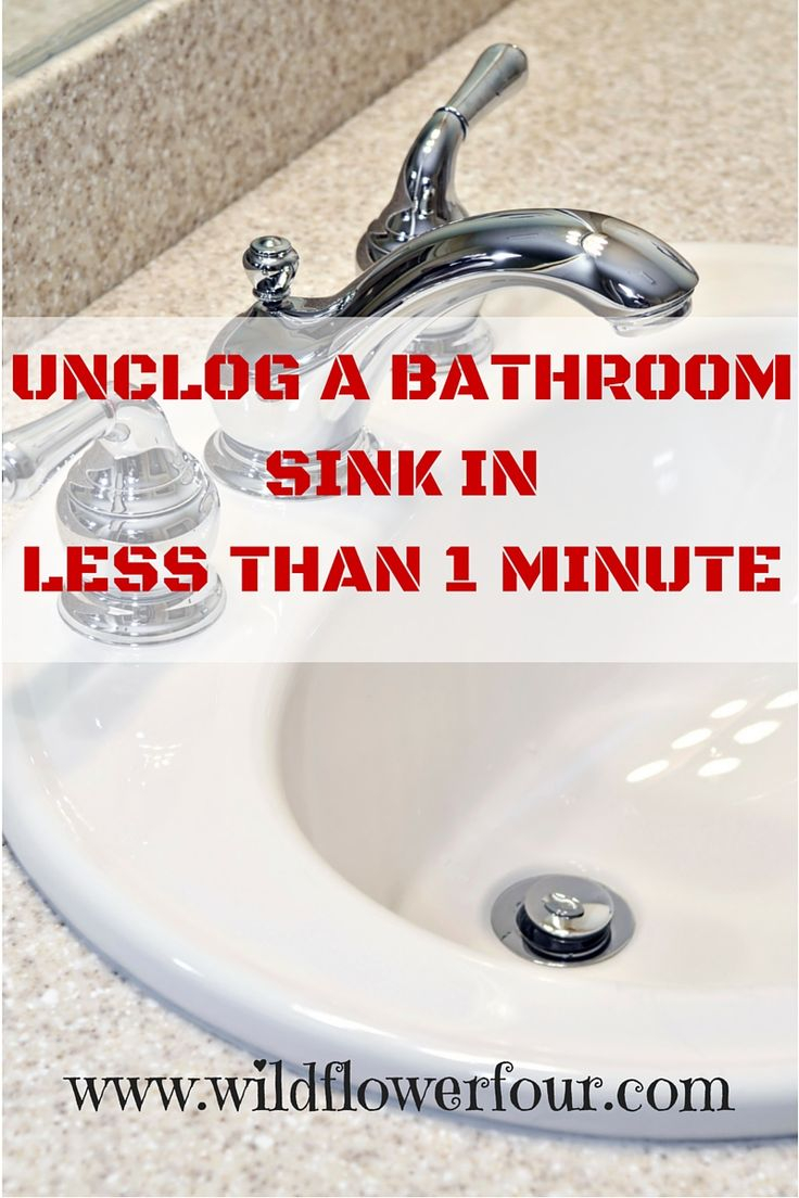 Unclog Bathroom Sink Drain Naturally Modern Bathroom Decoration in measurements 736 X 1104