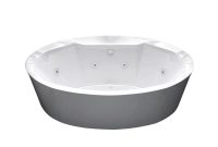Universal Tubs Sunstone 57 Ft Whirlpool Tub In White Hd3468sw intended for dimensions 1000 X 1000