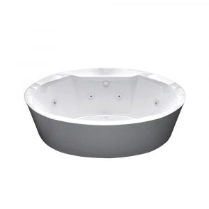 Universal Tubs Sunstone 57 Ft Whirlpool Tub In White Hd3468sw intended for dimensions 1000 X 1000