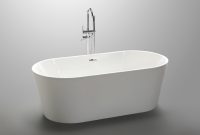 Vanity Art 59 Inch Freestanding White Acrylic Soaking Bathtub Free pertaining to size 3400 X 3400