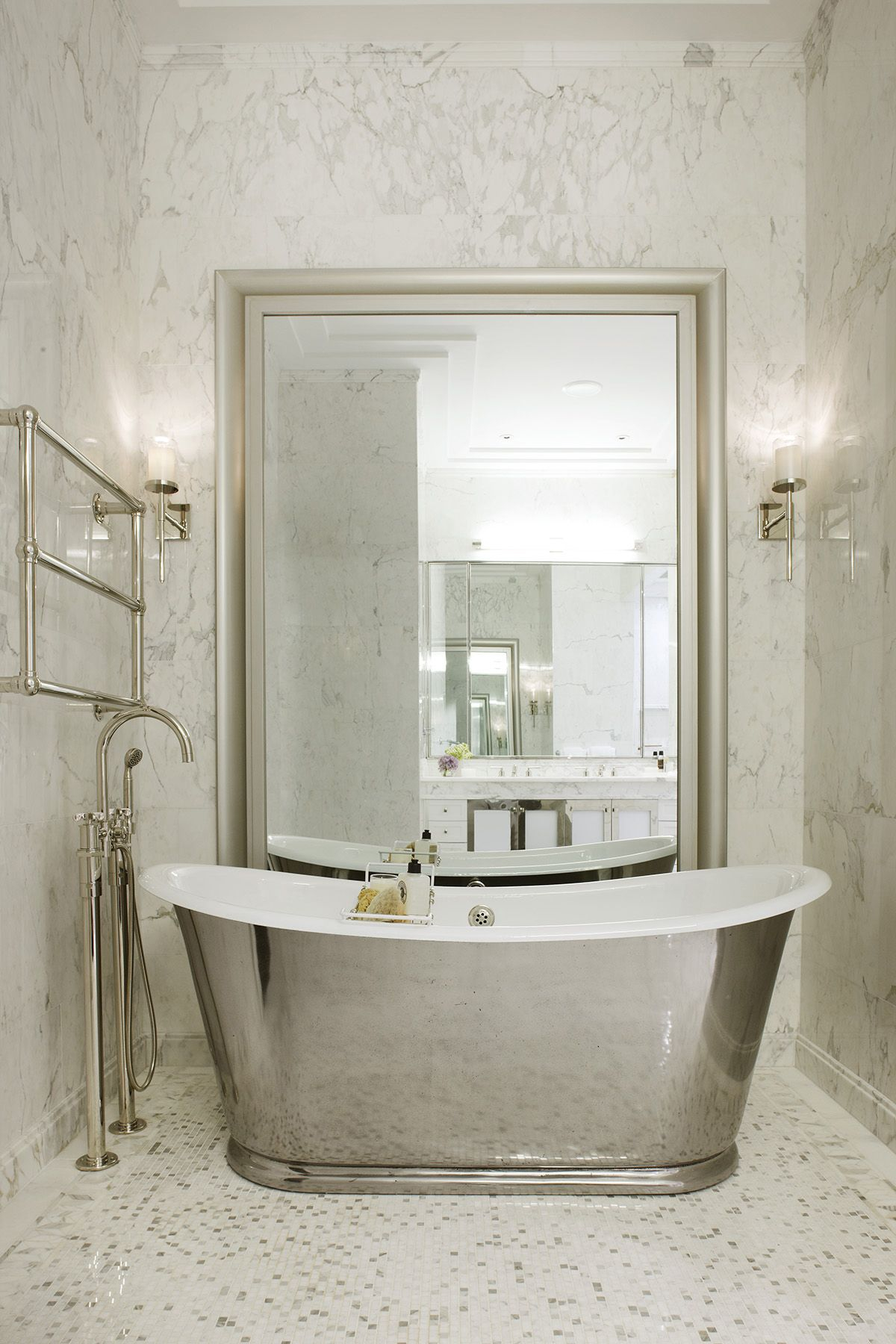 Waterworks Bath In Walker Tower Nyc Candide Tub Henry Exposed Tub with sizing 1200 X 1800