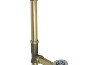 Westbrass Trip Lever Tubular Bath Waste And Overflow Assembly In regarding measurements 1000 X 1000