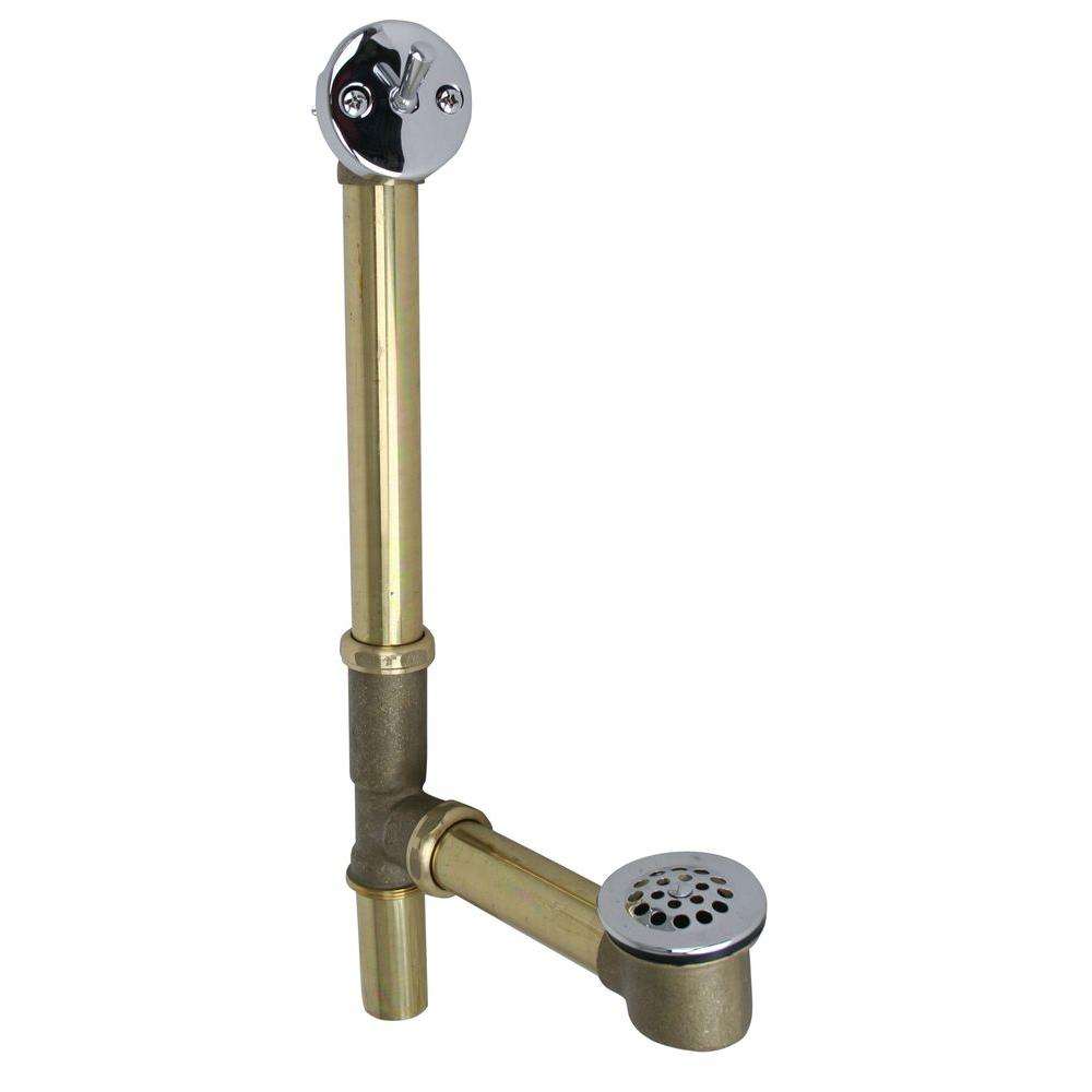 Westbrass Trip Lever Tubular Bath Waste And Overflow Assembly In regarding measurements 1000 X 1000