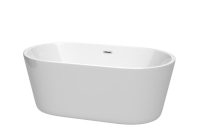 Wyndham Collection Carissa 5 Ft Acrylic Flatbottom Non Whirlpool throughout proportions 1000 X 1000