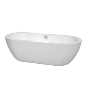 Wyndham Collection Soho 6 Ft Center Drain Soaking Tub In White intended for sizing 1000 X 1000