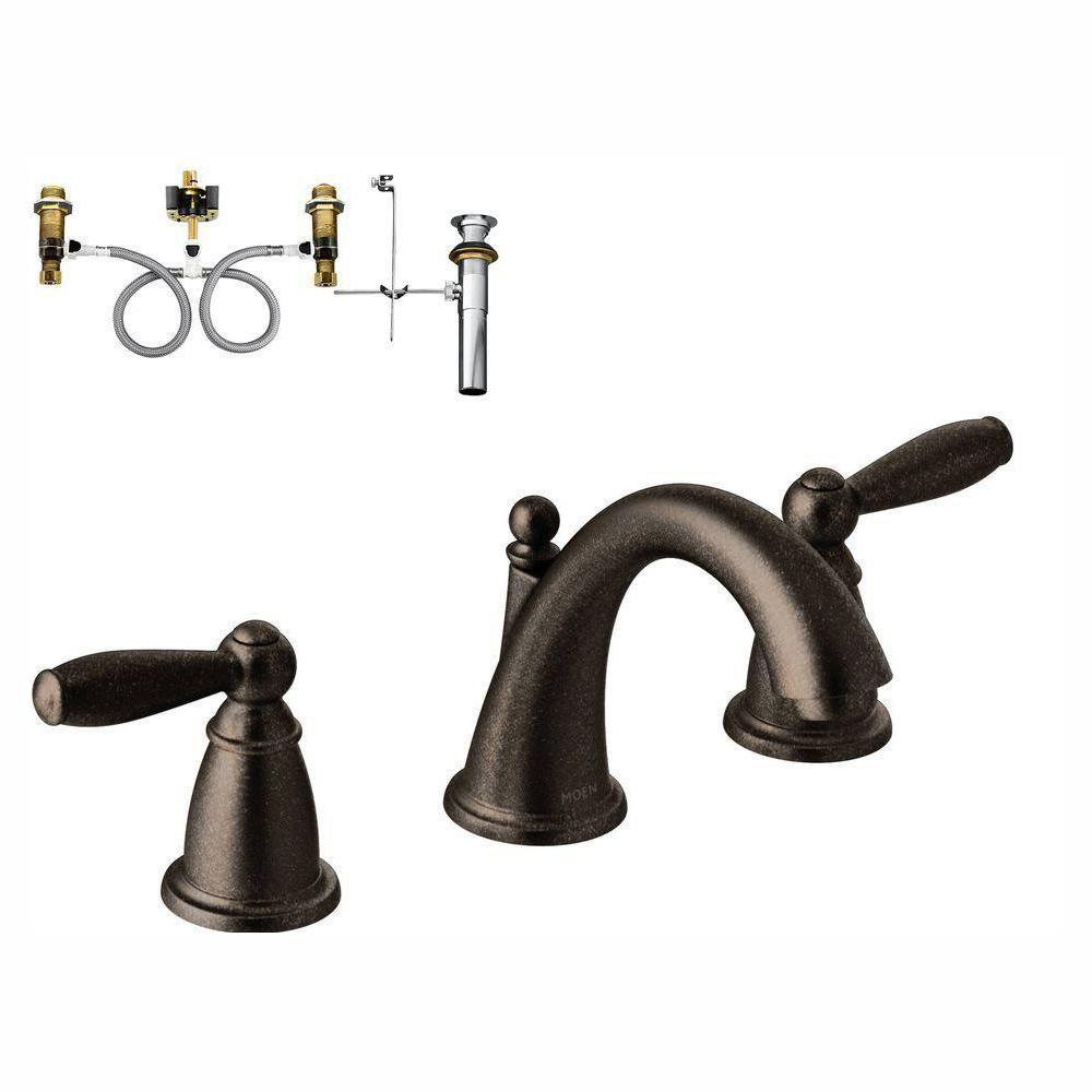 Moen Brantford Oil Rubbed Bronze Bathroom Faucet • Bathtub