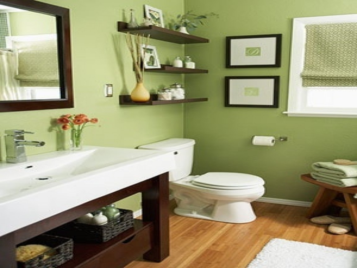Light Green Bathroom • Bathtub Ideas
