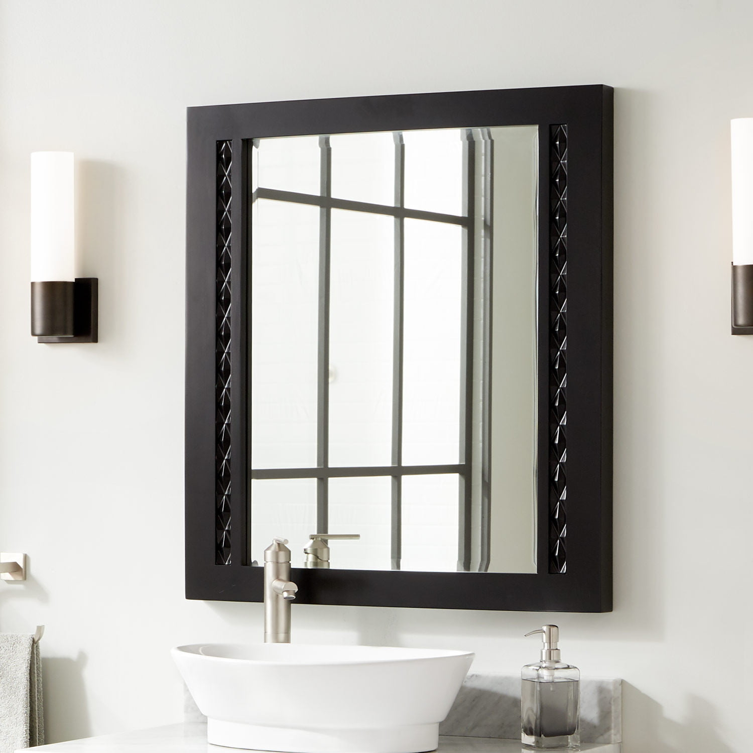 Black Framed Mirrors For Bathroom • Bathtub Ideas 