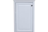 Alaterre Furniture Dorset 17 In W X 29 In H Freestanding Floor Bath Storage Cabinet With Door In White for size 1000 X 1000