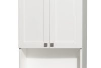 Wyndham Collection Acclaim 25 In W X 30 In H X 9 18 In D Bathroom Storage Wall Cabinet In White for dimensions 1000 X 1000